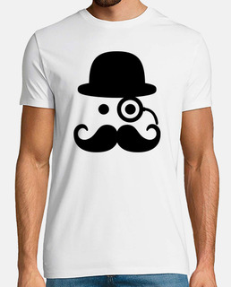monóculo bigote sonriente