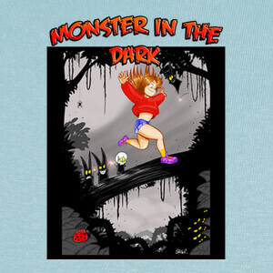 Playeras Monster in the dark 1