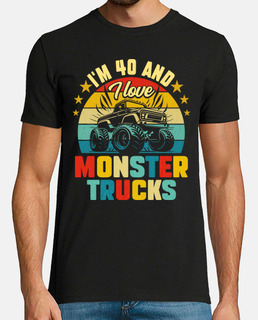 Monster Truck 40th Birthday Men