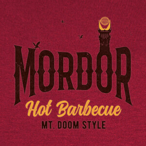 T-shirt barbecue hot mordor