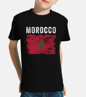 Morocco Flag Distressed   Moroccan Flag