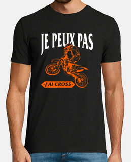 Motard Tshirt Je Peux Pas Jai Cross Moto Cadeau Pour Hommes Petit Ami Pre Amis