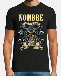 Motero Hombre Mito Leyenda Personalizado
