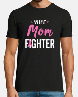 Mothers Day Wife Mom Fighter Breast Cancer Awareness Pink Ribbon Survivor Warrior Disease Family Wom