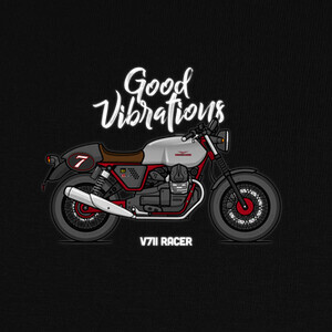 T-shirt moto guzzi v7ii r ace r