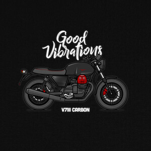 T-shirt Moto Guzzi v7iii carbone