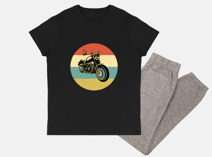 Pyjama moto homme vintage cadeau motard | tostadora