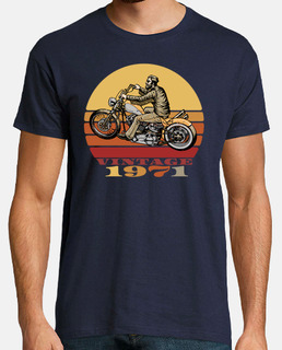 Motociclista vintage