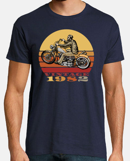 Motociclista vintage