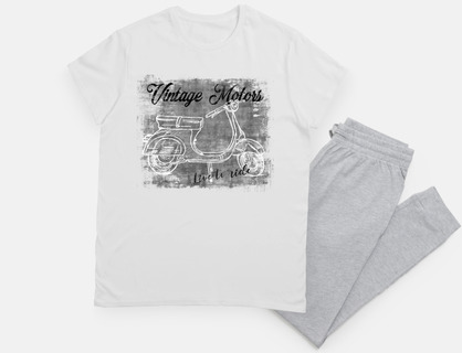 Motos. Vintage Motors 3 gris