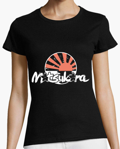Motsukora - rising sun white girl t-shirt