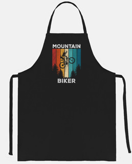 mountain biker vintage cyclist