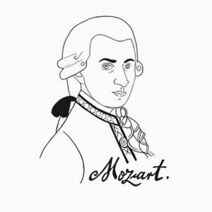 Camisetas Mozart