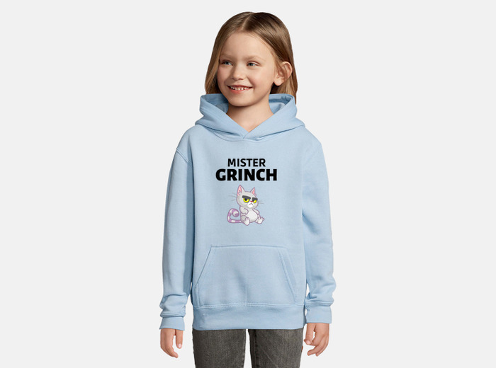 Mr grinch kids hoodie tostadora