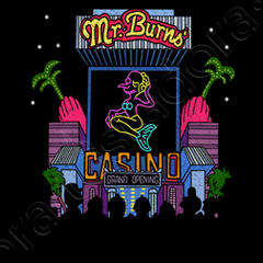 Mr burns hot sale casino t shirt