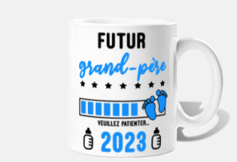 mug futur grand pere 2023 cadeau grossesse