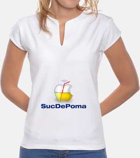 Mujer, cuello mao, blanca
