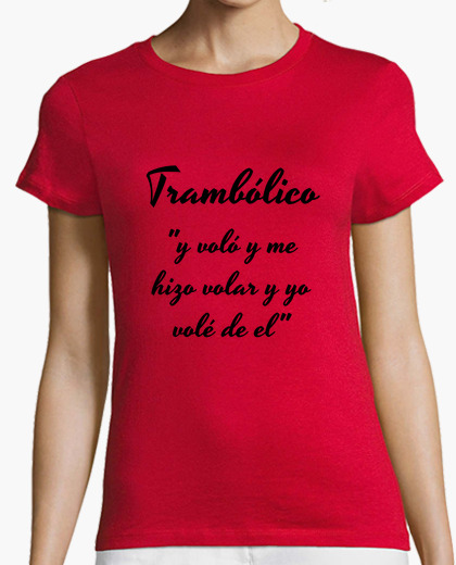 Women's shirt red trambolico