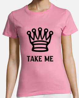 Mujer, manga corta, rosa, algodón orgánico, chess