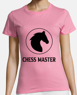 Mujer, manga corta, rosa, calidad premium, chess
