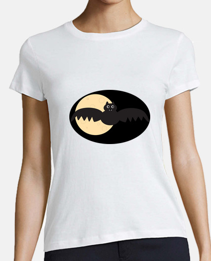 Camiseta del murciélago en la noche