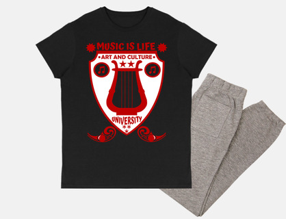 Music Is Life Red