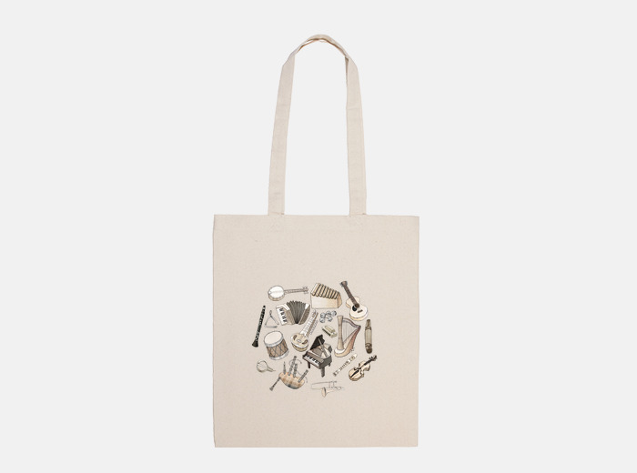 Music Tote Bag 797959 Tostadora Music Tote Bag 797959 Tostadora