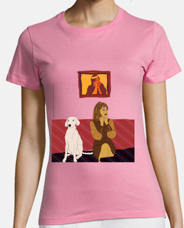 música- camiseta mujer - marianne faithfull and dalmatian