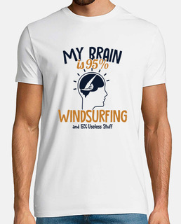 My Brain is 95 Windsurfing Surfer Water Sports Windsurfer