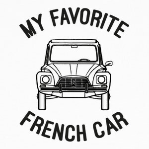 Camisetas My favorite french car - Dyane