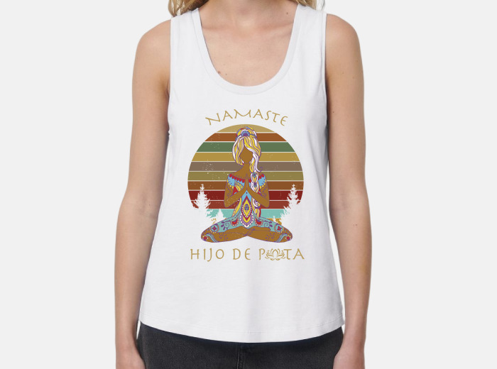 Camiseta namaste hijo de puta laTostadora