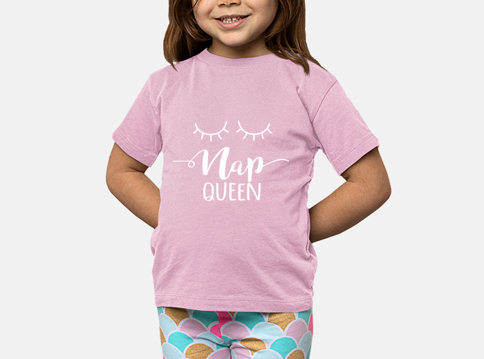 Playera Niña Nap Queen