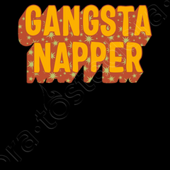 Gangsta Napper T-Shirt | Funny Nap Shirt | Napping Tee