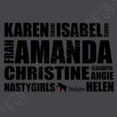 Nasty girls crossfit wod t shirt tostadora