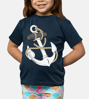 naval anchor with rope