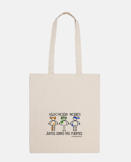 NAVIDAD BOLSA TELA  LETRAS NEGRAS