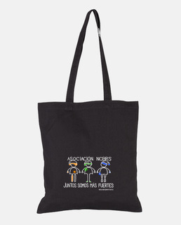 NAVIDAD BOLSA TELA LETRAS BLANCAS