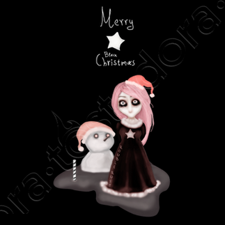 Black Xmas A Merry Gothic Christmas Wall Art 1094602 Tostadora Black Xmas A Merry Gothic Christmas Wall Art
