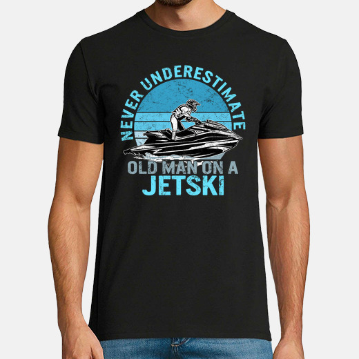 Humour Jet-Ski Ski Nautique Sport Maritime Navigation T-shirt imprimé au dos Humour Jet-Ski Ski Nautique Sport Maritime Navigation T-shirt imprimé au dos