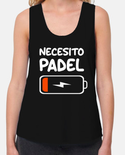 necesito padel tennis batería baja