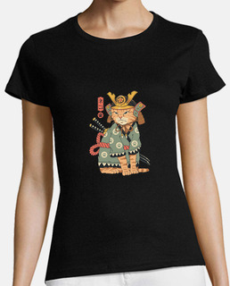 neko samurai camisa mujer