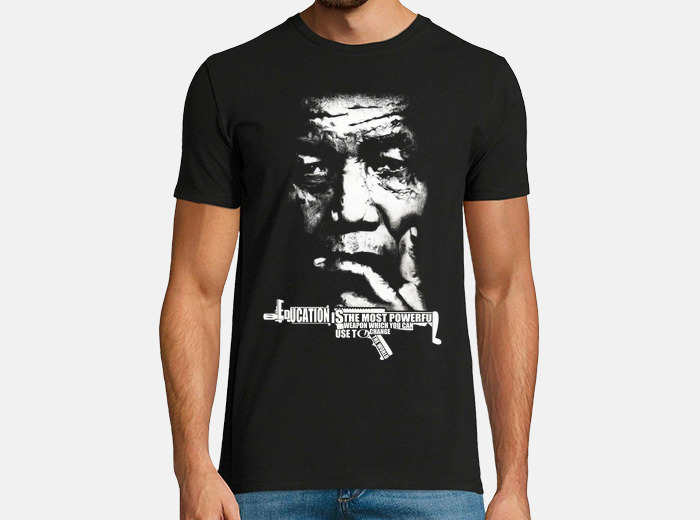 T shirt nelson mandela hotsell