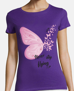 Never Stop Flying Pastel Pink Butterfly
