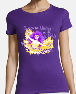 Nietas de las brujas - feminismo - camiseta violeta