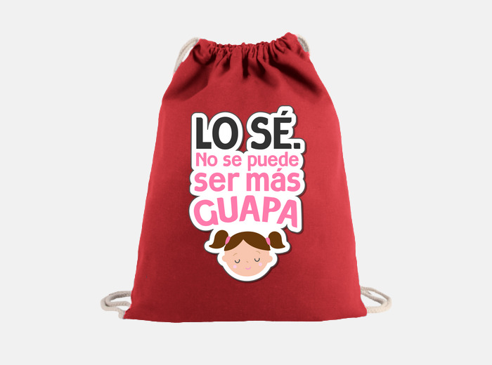 Mochila saco con cuerdas nina lo s A. laTostadora