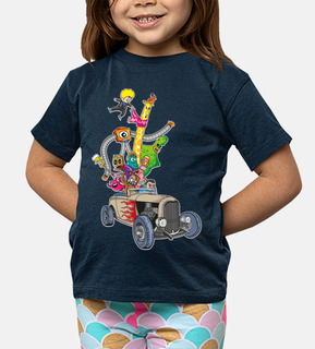 Niño, manga corta, azul marino