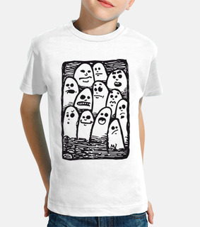 Niño, manga corta, blanco