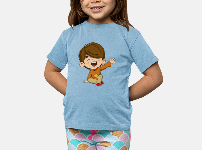 Camisetas niños niño saludando | laTostadora Camisetas niños niño saludando | laTostadora