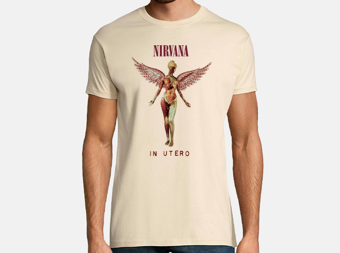 nirvana セール in utero t シャツ