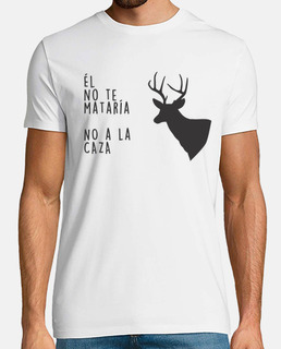 No a la caza - camiseta hombre